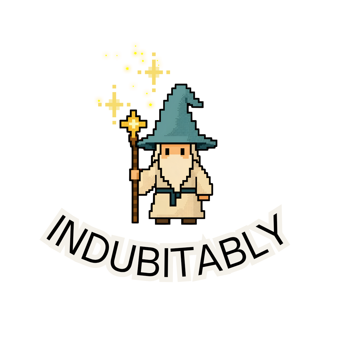 Indubitably Wizard Sticker